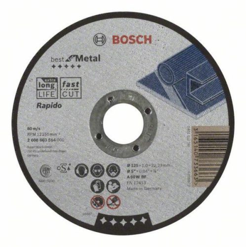 Bosch Best Metal vágókorong 125x1  A60W BF