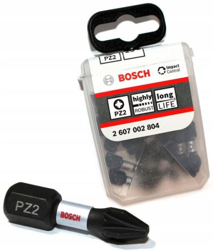 Bosch bithegy 1/4" PZ2x25mm IMPACT TIC TAC Box