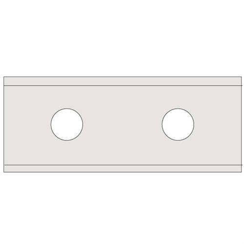 HM cserelapka 40x12x1,5mm 2 furatos