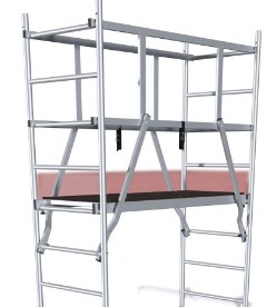 KRAUSE "ClimTec" Alumínium munkaállvány: 2. magasítás