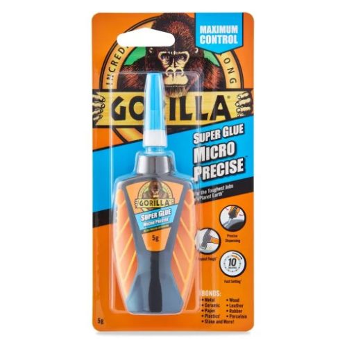 Gorilla Super Glue Micro precíziós pillanatragasztó 5gr