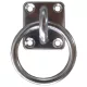 Kötélkarika talpas 40x40mm d=6mm INOX