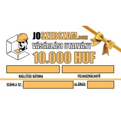 Papír alapú ajándékutalvány 10000 Ft