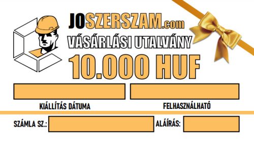 Papír alapú ajándékutalvány 10000 Ft