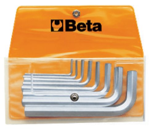 BETA 96/B8 8 részes hajlított imbuszkulcs szerszám készlet műanyag dobozban (BETA 96/B 8)