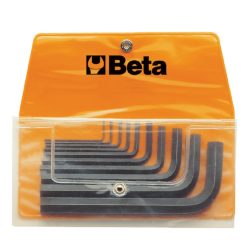   BETA 96N/B10 10 részes hajlított imbuszkulcs szerszám készlet műanyag dobozban (BETA 96N/B 10)