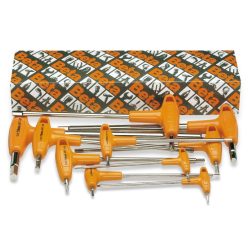   BETA 96T/AS10 10 részes T-szárú imbuszkulcs szerszám készlet markolattal  (BETA 96T/AS 10)