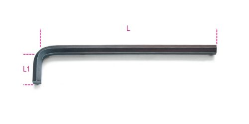 BETA 96L 3,5 Hajlított hosszú imbuszkulcs, barnított (BETA 96L/3,5)
