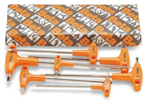 BETA 96T/S6 6 darabos hajlított hatlapú imbuszkulcs-készlet, markolattal  (BETA 96T/S 6)