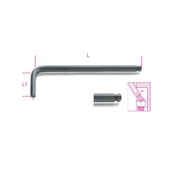   BETA 96BP 3 Hajlított gömbfejű imbuszkulcs, barnított (BETA 96BP/3)