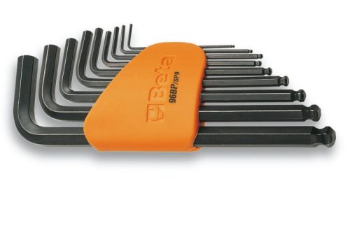 BETA 96BP/SC9 9 részes hajlított gömbfejű imbuszkulcs szerszám készlet tartóval (BETA 96BP/SC 9)