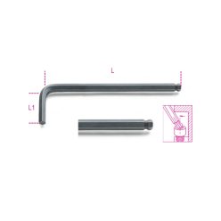   BETA 96BP-AS 1/8 Hajlított gömbfejű imbuszkulcs, barnított (BETA 96BP/AS 1/8)