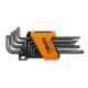 BETA 97BTX/SC8 8 darabos gömbfejű imbuszkulcskészlet Torx®-csavarokhoz (BETA 97BTX/SC8") - tartó nélkül