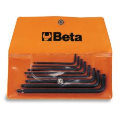   BETA 97RTX/B8 8 részes hajlított Tamper Resistant Torx® imbuszkulcs szerszám készlet műanyag dobozban (BETA 97RTX/B 8)