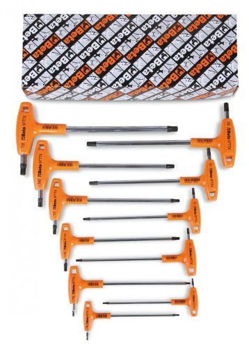 BETA 97TTX/S11 11 részes T-szárú Torx®-imbuszkulcs markolattal szerszám készlet (BETA 97TTX/S 11)