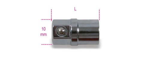 BETA 123E1/4 Adapter 1/4" 10 mm-es racsniskulcshoz 10 (BETA 123E 1/4)