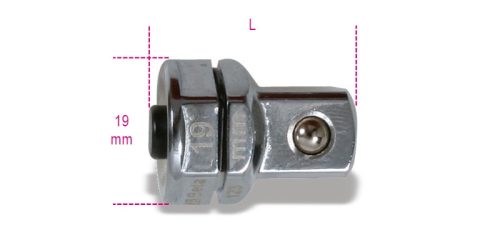 BETA 123Q1/2 Adapter gyorscsatlakozóval 1/2" 19 mm-es racsniskulcshoz 19 (BETA 123Q 1/2)