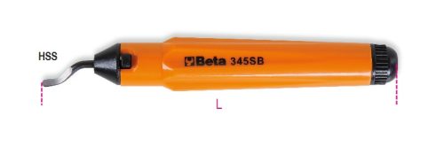 BETA 345SB Sorjázó forgó cserélhető késsel, gyorsacél, réz, könnyűfém és PVC csövekhez (BETA 345SB)