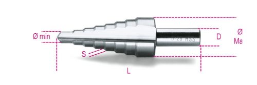 BETA 425/1 Lépcsős lemezfúró, HSS (BETA 425/1)