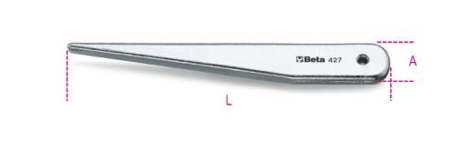BETA 427 1-2 Morse-kúpos kiütő, nemesített acélból készült, horganyzott (BETA 427/1-2)