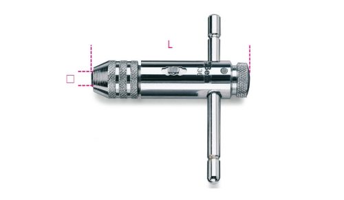 BETA 436/1 Irányváltós racsnis hajtóvas, krómozott  (BETA 436/1)