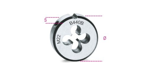 BETA 440B 24X3 Menetmetsző, metrikus normál menet, krómacélból (BETA 440B/24X3)