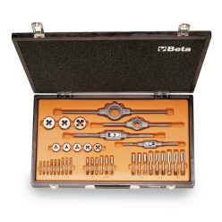   BETA 446ASW/C36 Krómacél menetfúró és menetmetsző készlet, Whitworth menet (BETA 446ASW/C 36)