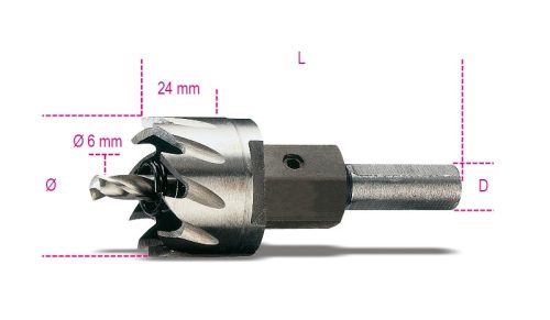 BETA 451 12 Koronafúró HSS, köszörült (BETA 451/12)