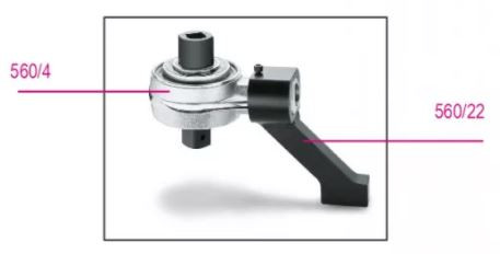 BETA 560/4 Nyomatéksokszorozó Áttétel 5:1 Kitámasztó karral (BETA 560/4)