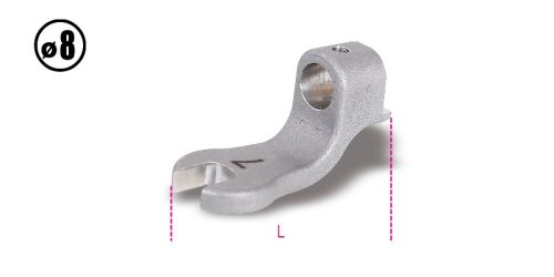 BETA 641 6 Villáskulcs fejek a 604B/5 és a 604B/10 modellhez Külső négyszög: 8 mm (BETA 641/6)