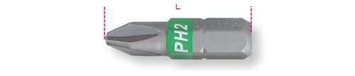 BETA 860PH 4 Színes csavarhúzóbetét Phillips®-csavarokhoz (BETA 860PH/4)