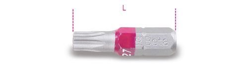 BETA 860RTX 25 Színes csavarhúzóbetét Tamper Resistant Torx®-csavarokhoz (BETA 860RTX/25)