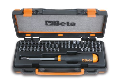 BETA 861/C61P 61 csavarhúzóbetét és 1 mágneses betéttartó gyorslazítóval (861LP, 861PE, 861PH, 861PZ, 861TX, 861RTX, 861TRW, 861TQS, 861SP, 851SR cikk) (BETA 861/C 61P)