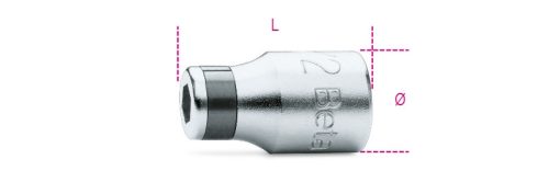 BETA 895/5 Betéttartók 861 - 862 - 866 betétekhez 1/4", 3/8" és 1/2" (BETA 895/5)