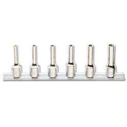   BETA 910FTX-L/SB6 6 részes hosszú dugókulcs szerszám készlet Torx®-csavarokhoz (910FTX/L cikk) tartón (BETA 910FTX/LSB 6)