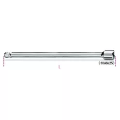 BETA 910AN/250 3/8”-OS gömbvégű toldó dugókulcs – kéziszerszám