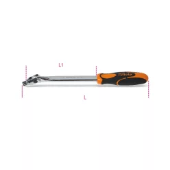 BETA 910/36A 3/8”-OS csuklós hajtószár, krómozott dugókulcs – kéziszerszám
