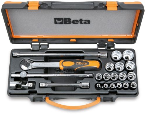 BETA 910A/C16 16 dugókulcs és 5 tartozék fémdobozban  (BETA 910A/C16"+SAPKA")