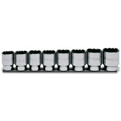   BETA 920B/SB8 8 részes tizenkétszögű dugókulcs szerszám készlet (920B cikk) tartón (BETA 920B/SB 8)