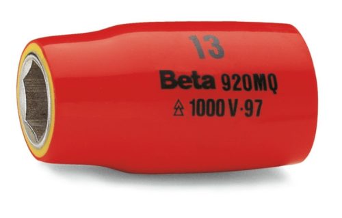 BETA 920MQ/A21 1/2"-os hatlapú dugókulcs, szigetelt, 21 mm (BETA 920MQ/A21)