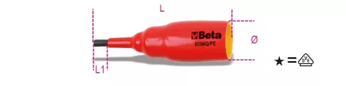 BETA 920MQ-PE 5 imbusz-dugókulcs – kéziszerszám