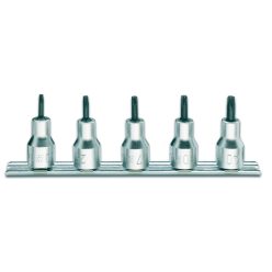   BETA 920RTX/SB5 5 részes Tamper Resistant Torx®-dugókulcs szerszám készlet (920RTX cikk) tartón (BETA 920RTX/SB 5)