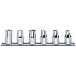   BETA 920FTX/SB6 6 részes dugókulcs szerszám készlet Torx®-csavarokhoz (920FTX cikk) tartóval (BETA 920FTX/SB 6)