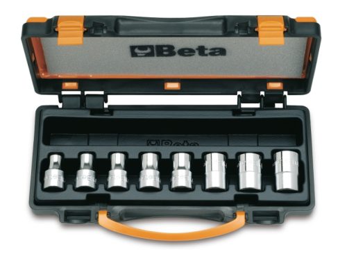 BETA 920FTX/C8 8 részes dugókulcs szerszám készlet Torx®-csavarokhoz (920FTX cikk) kofferban (BETA 920FTX/C 8)
