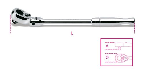 BETA 920M/56 1/2”-os irányváltós csuklós fémracsni (BETA 920M/56)