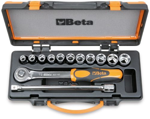 BETA 920A/C11 11 dugókulcs és 2 tartozék fémdobozban  (BETA 920A/C 11)