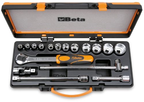 BETA 920A/C12X 12 dugókulcs és 5 tartozék fémdobozban (BETA 920A/C 12X)