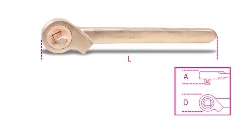 BETA 921BA/50 1/2"-os racsni, szikramentes (BETA 921BA/50)