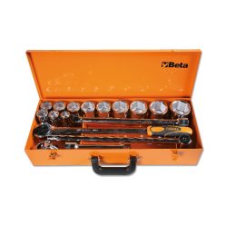  BETA 928AS/C12 12 hatlapú dugókulcs és 5 tartozék, fémdobozban (BETA 928AS/C 12)