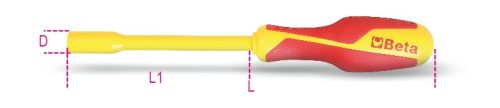 BETA 943MQ 10 Hosszú dugókulcs-csavarhúzó (BETA 943MQ/10)